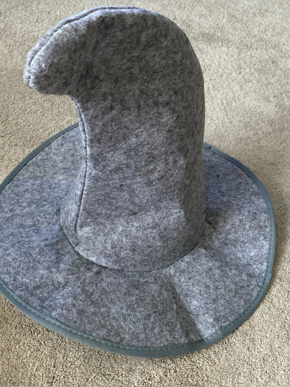Adult Wizzard Witch Hat Gray New VTG